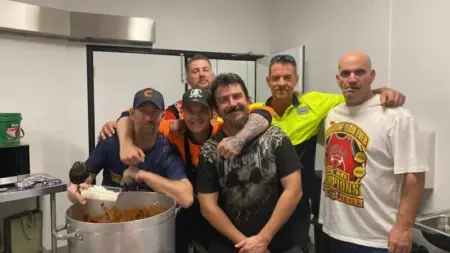 Cooking At the Community Dinner